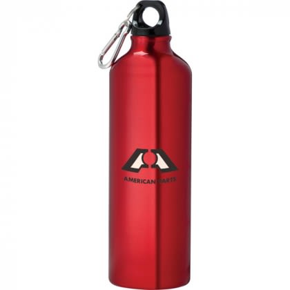 Red Pacific Sports Bottle | Custom Aluminum Water Bottles | Personalized Aluminum Sports Water Bottles with Logos